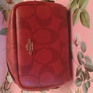 Coach mini cosmetic bag